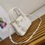 Prada Galleria Mini Bag In White Saffiano Leather