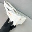 Prada Mini Galleria Shoulder Bag in White Saffiano Leather