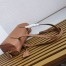 Prada Medium Top-handle Bag in Caramel Leather with Padlock