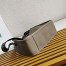 Prada Hobo Bag in Grey Grained Calfskin