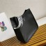 Prada Hobo Bag in Black Grained Calfskin