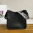 Prada Hobo Bag in Black Grained Calfskin