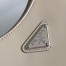 Prada Cleo Large Shoulder Bag In Beige Brushed Leather