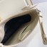 Prada Cleo Large Shoulder Bag In Beige Brushed Leather