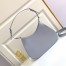 Prada Cleo Large Shoulder Bag In Blue Brushed Leather