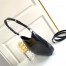 Prada Cleo Large Shoulder Bag In Black Brushed Leather