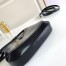 Prada Cleo Large Shoulder Bag In Black Brushed Leather