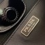 Prada Cleo Large Shoulder Bag In Black Brushed Leather