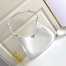 Prada Cleo Large Shoulder Bag In White Brushed Leather