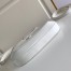 Prada Cleo Large Shoulder Bag In White Brushed Leather