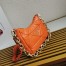Prada System Patchwork Shoulder Bag In Orange Leather