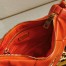 Prada System Patchwork Shoulder Bag In Orange Leather