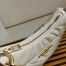Prada System Patchwork Shoulder Bag In White Leather