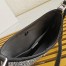 Prada Cleo Shoulder Bag in Black Satin with Crystals 