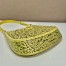 Prada Cleo Shoulder Bag in Yellow Satin with Crystals 