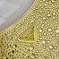Prada Cleo Shoulder Bag in Yellow Satin with Crystals 