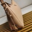 Prada Aimee Large Shoulder Bag in Travertine Leather 