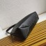 Prada Aimee Large Shoulder Bag in Black Leather 