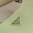 Prada Cleo Small Shoulder Bag In Aqua Brushed Leather