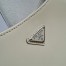 Prada Cleo Small Shoulder Bag In Beige Brushed Leather
