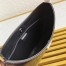 Prada Cleo Small Shoulder Bag In Black Brushed Leather