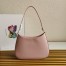 Prada Cleo Small Shoulder Bag In Pink Brushed Leather
