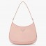 Prada Cleo Small Shoulder Bag In Pink Brushed Leather