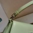 Prada Cleo Shoulder Bag with Flap in Aqua Brushed Leather