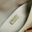 Prada Cleo Shoulder Bag with Flap in Aqua Brushed Leather