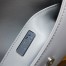 Prada Cleo Shoulder Bag with Flap in Blue Brushed Leather