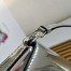 Prada Cleo Shoulder Bag with Flap in Silver Brushed Leather