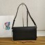 Prada Soft Sound Large Bag with Charms in Black Leather