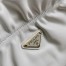Prada Shoulder Bag in White Nappa Leather 