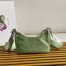 Prada Re-Edition 2005 Shoulder Bag in Aqua Satin with Crystals