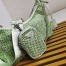 Prada Re-Edition 2005 Shoulder Bag in Aqua Satin with Crystals