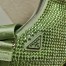 Prada Re-Edition 2005 Shoulder Bag in Aqua Satin with Crystals