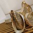 Prada Re-Edition 2005 Shoulder Bag in Gold Satin with Crystals