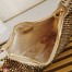 Prada Re-Edition 2005 Shoulder Bag in Gold Satin with Crystals