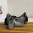Prada Re-Edition 2005 Shoulder Bag in Black Satin with Crystals