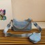 Prada Re-Edition 2005 Shoulder Bag in Blue Raffia