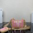 Prada Re-Edition 2005 Bag in Beige and Pink Stripe Raffia