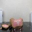 Prada Re-Edition 2005 Bag in Beige and Pink Stripe Raffia