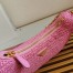 Prada Re-Edition 2005 Shoulder Bag in Pink Raffia