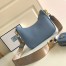 Prada Re-Edition 2005 Shoulder Bag in Blue Saffiano Leather