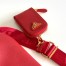 Prada Re-Edition 2005 Shoulder Bag in Red Saffiano Leather