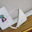 Prada Triangle Pouch Bag In White Calfskin