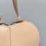 Alaia Le Coeur Crossbody Bag in Beige Calfskin