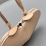 Alaia Le Coeur Crossbody Bag in Beige Calfskin