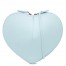 Alaia Le Coeur Crossbody Bag in Blue Calfskin