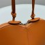 Alaia Le Coeur Crossbody Bag in Brown Calfskin